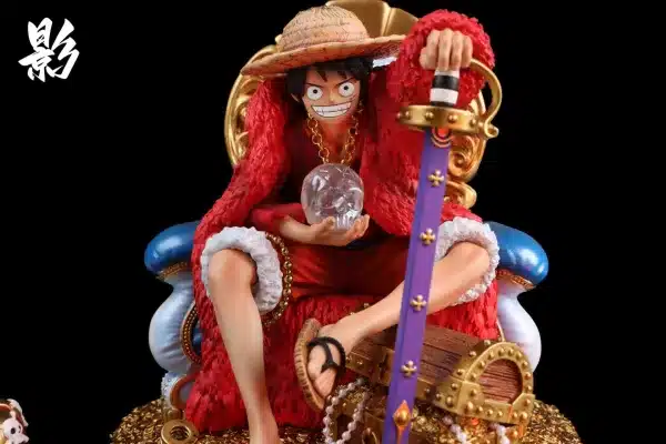 One Piece YING Studio Throne Luffy Resin Statue 2