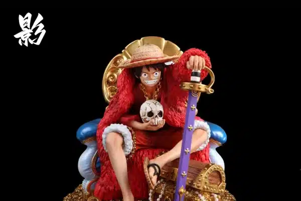 One Piece YING Studio Throne Luffy Resin Statue 3