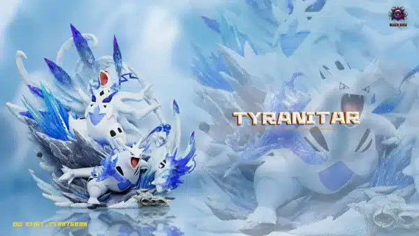 Pokemon Black Rose Studio Tyranitar Resin Statue 3