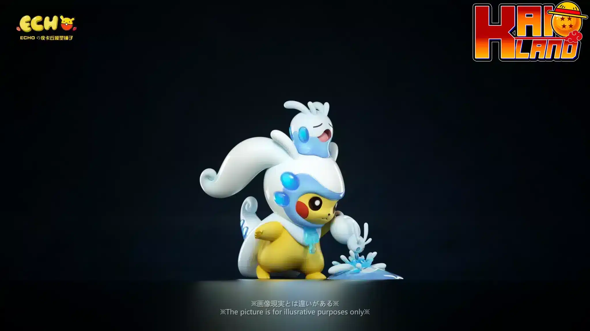 Pokemon Echo Studio Pikachu Cos Goodra Resin Statue