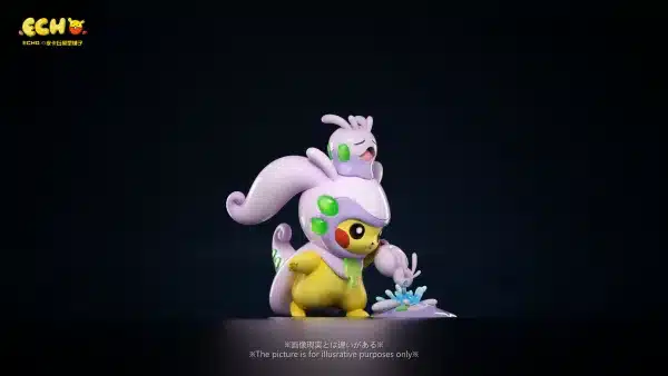 Pokemon Echo Studio Pikachu Cos Goodra Resin Statue 2