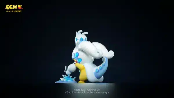 Pokemon Echo Studio Pikachu Cos Goodra Resin Statue 4