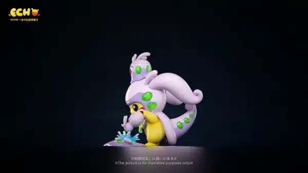 Pokemon Echo Studio Pikachu Cos Goodra Resin Statue 5