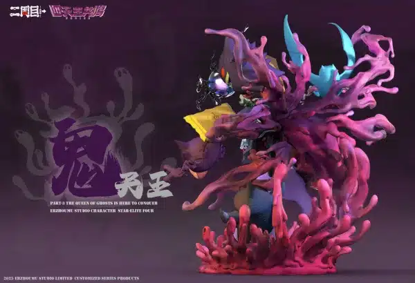 Pokemon Erzhoumu Studio The Queen of Ghosts Agatha Resin Statue 3