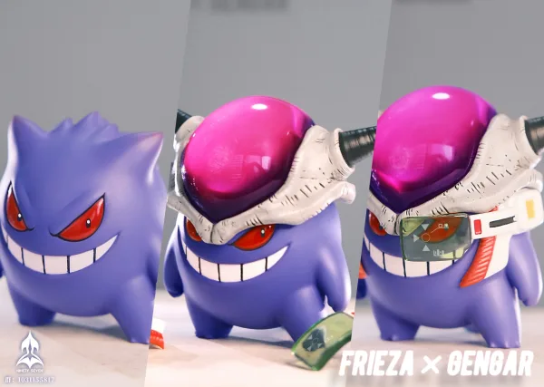 Pokemon Ninety Seven Studio Gengar Cosplay Frieza Resin Statue 3