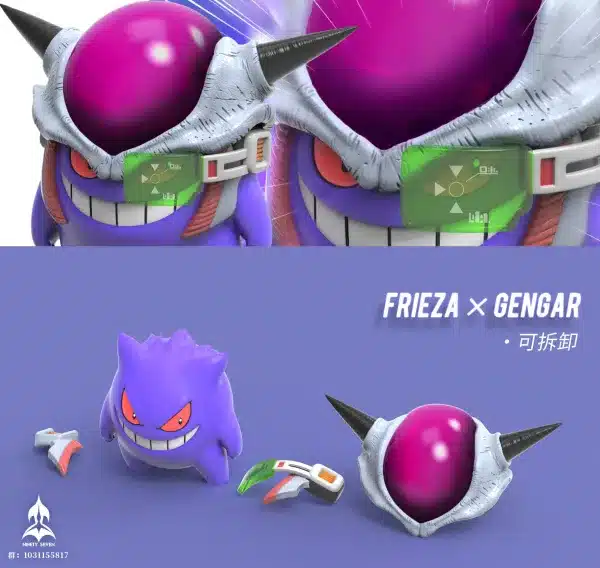 Pokemon Ninety Seven Studio Gengar Cosplay Frieza Resin Statue 5
