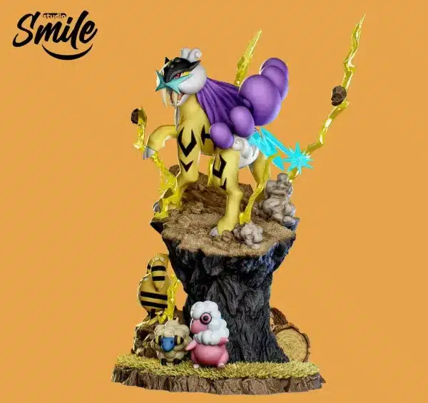 Pokemon Smile Studio Raikou Resin Statue 1
