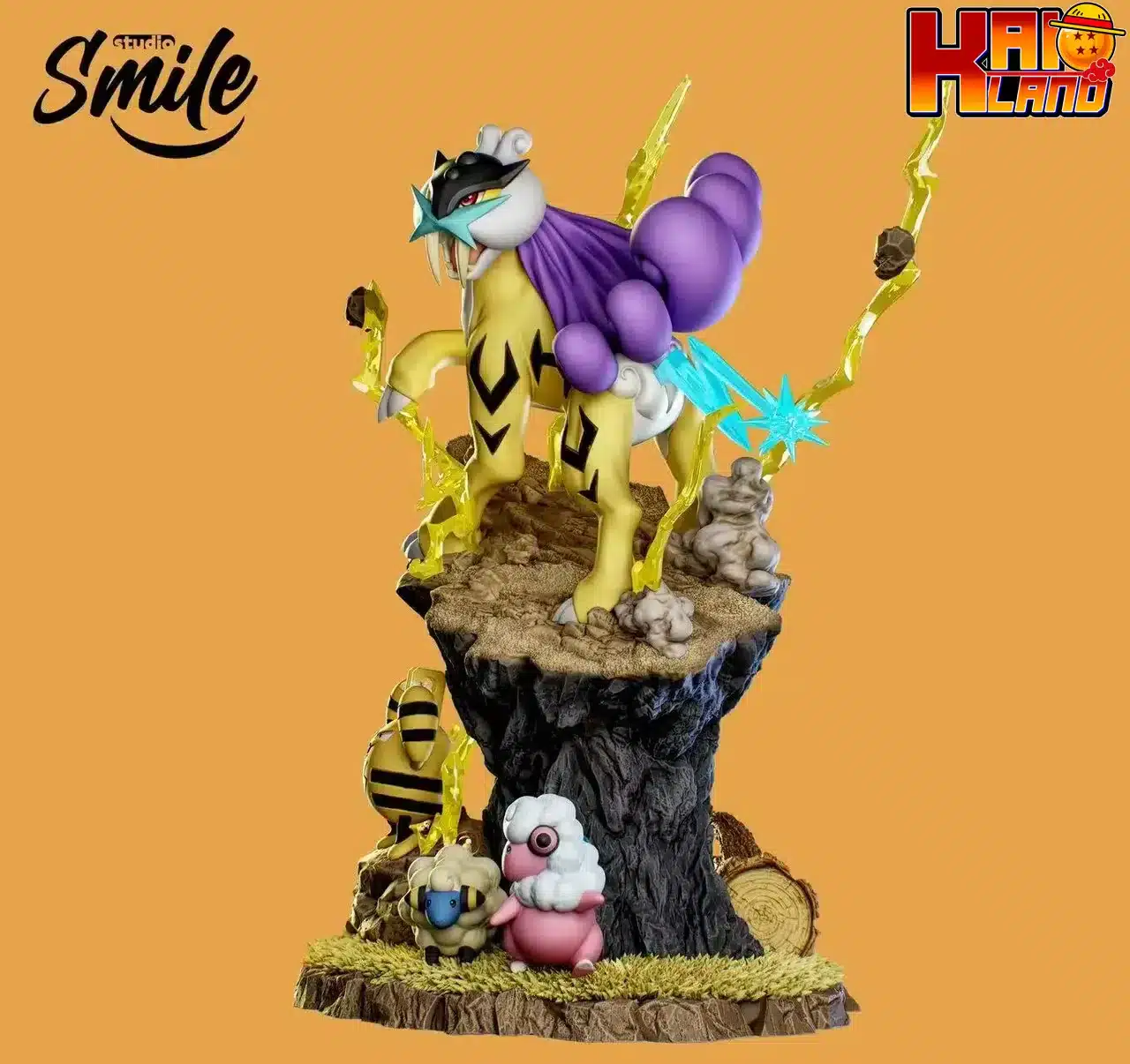 Pokemon Smile Studio Raikou Resin Statue