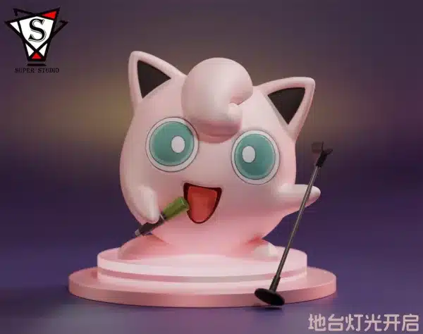 Pokemon Super Studio Jigglypuff Resin Statue 3