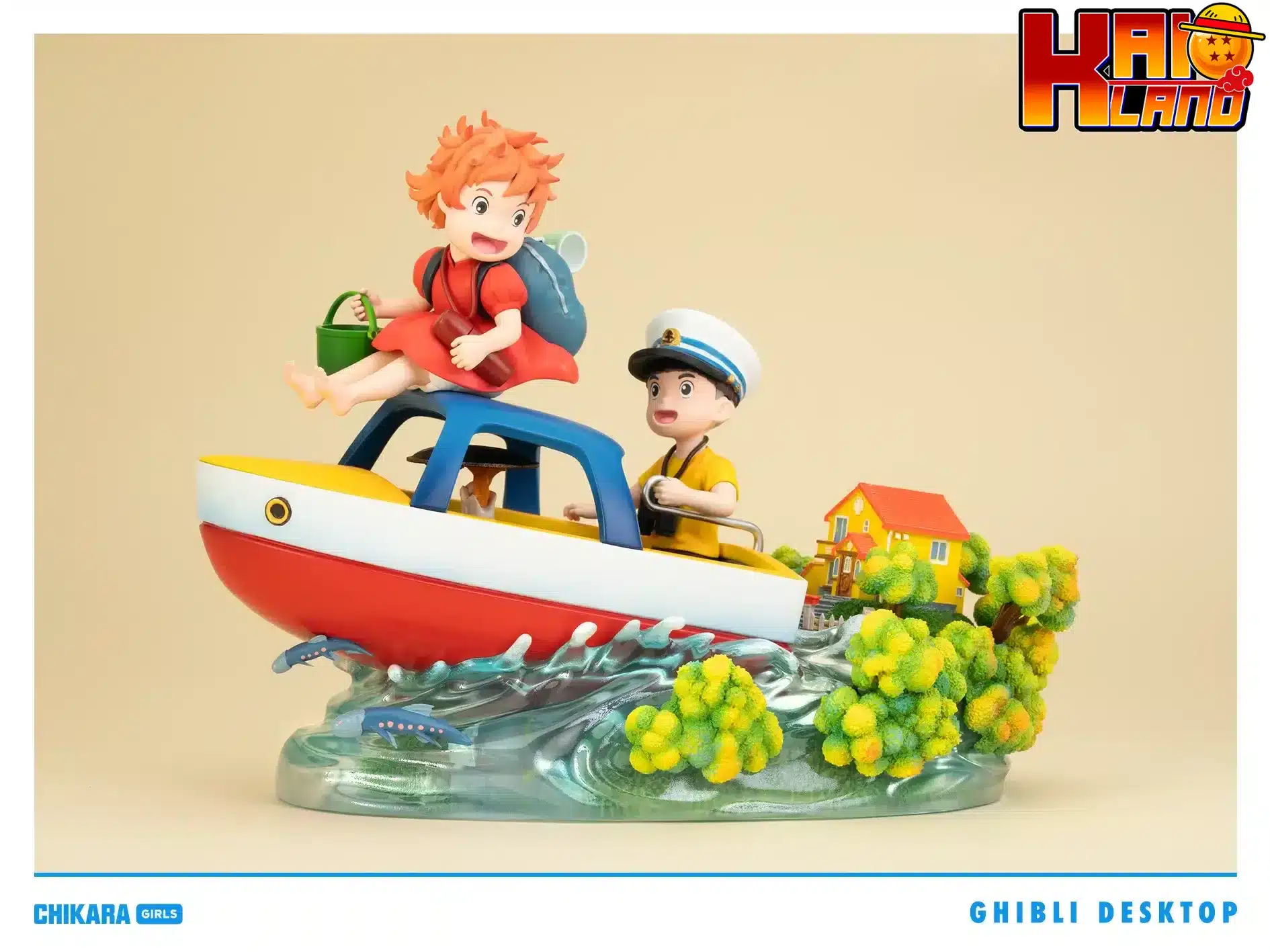 Ponyo on the Cliff Chikara Studio Ponyo Resin Statue
