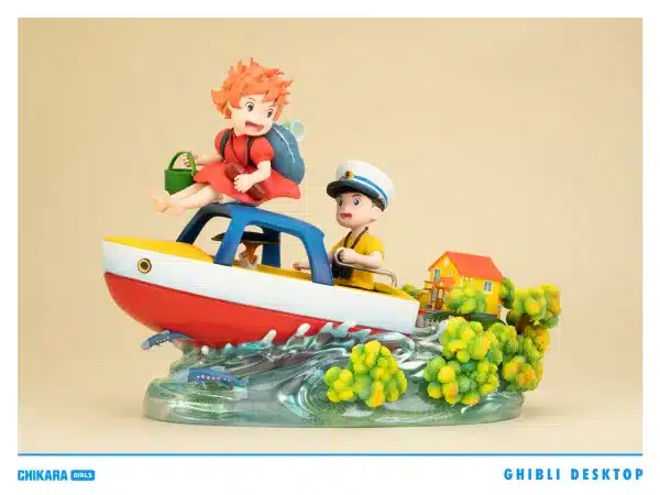 Ponyo on the Cliff Chikara Studio Ponyo Resin Statue 2