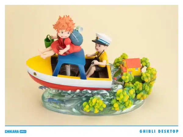 Ponyo on the Cliff Chikara Studio Ponyo Resin Statue 4