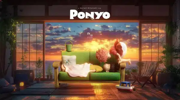Ponyo on the Cliff WuYu Studio Ponyo x Sosuke Resin Statue 1