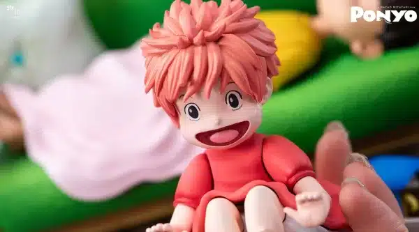 Ponyo on the Cliff WuYu Studio Ponyo x Sosuke Resin Statue 5