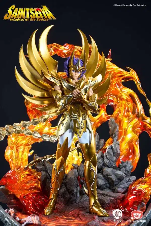 Saint Seiya Ryu Studio Phoenix Ikki Licensed Resin Statue 4
