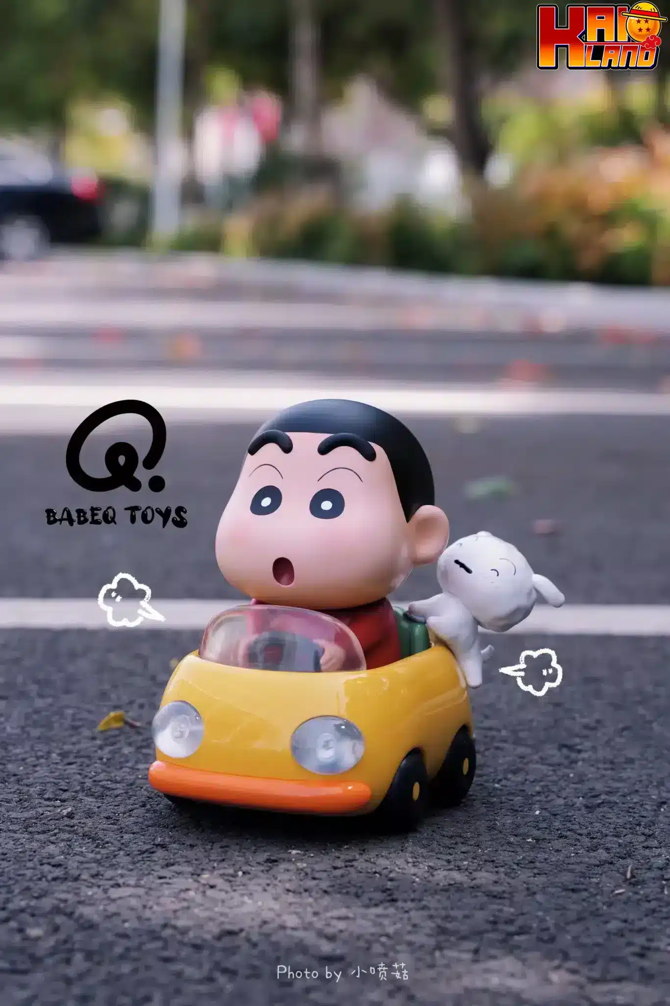 Shin Chan BABEQ TOYS Studio Shinnosuke On A Joyride Resin Statue