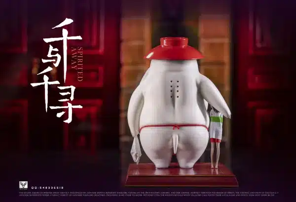 Spirited Away White Deer Studio Chihiro and Radish Spirit Resin Statue 2