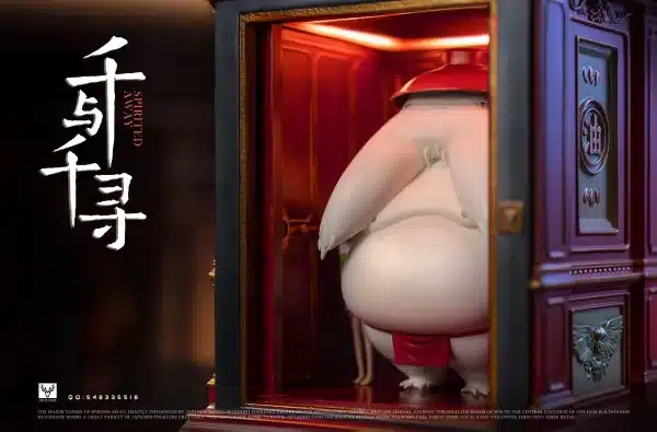 Spirited Away White Deer Studio Chihiro and Radish Spirit Resin Statue 5