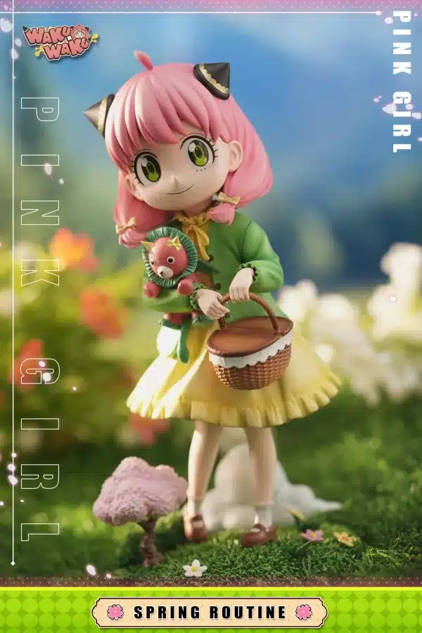 Spy of Family WakuWaku Studio Four Seasons Spring Daughter Anya Forger Resin Statue 1