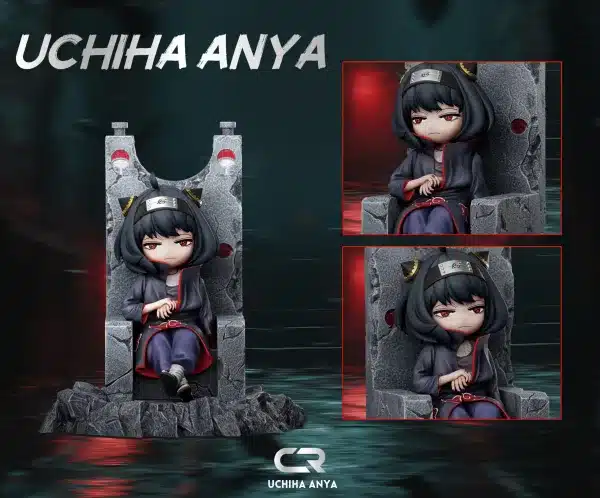 Spy x Family CR Studio Anya Cos Uchiha Itachi Resin Statue 4