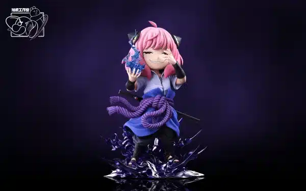 Spy x Family Chou Xiang Studio Anya Cos Uchiha Sasuke Resin Statue 1