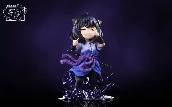 Spy x Family Chou Xiang Studio Anya Cos Uchiha Sasuke Resin Statue 5