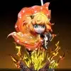 Spy x Family GJJ Studio Anya Cos Zenitsu Agatsuma Resin Statue 2