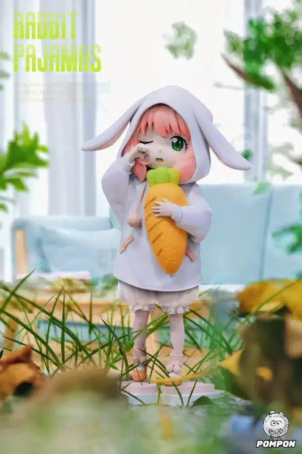Spy x Family PomPon Studio Rabbit Pajamas Anya Resin Statue 1