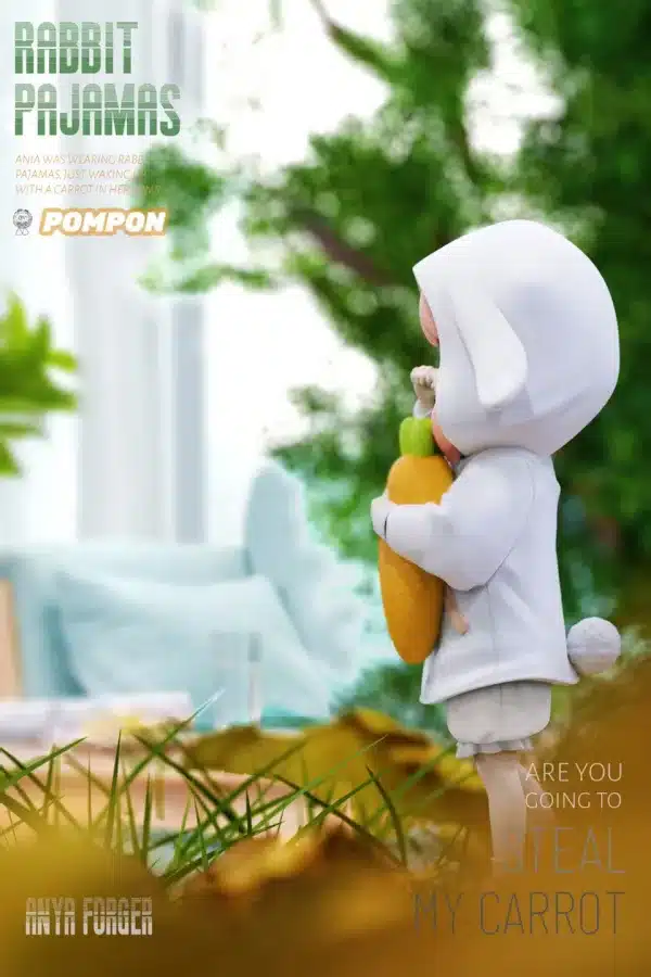 Spy x Family PomPon Studio Rabbit Pajamas Anya Resin Statue 3