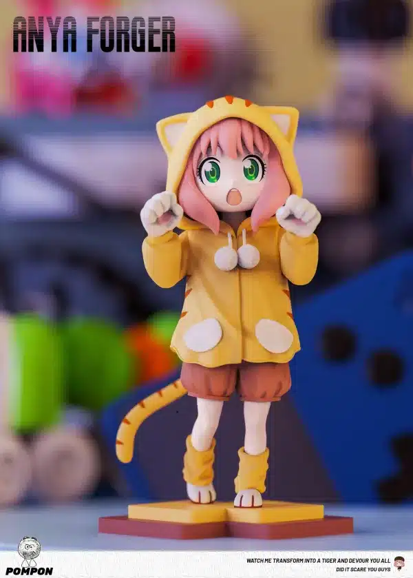 Spy x Family PomPon Studio Tiger Pajamas Anya Resin Statue 1
