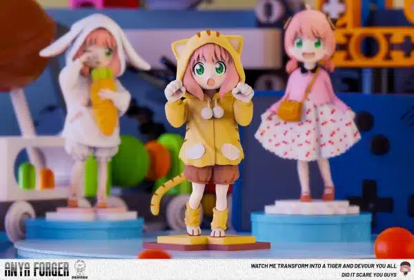 Spy x Family PomPon Studio Tiger Pajamas Anya Resin Statue 4