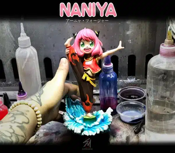 Spy x Family Super Hero Studio Anya Cos Nezha Resin Statue 4