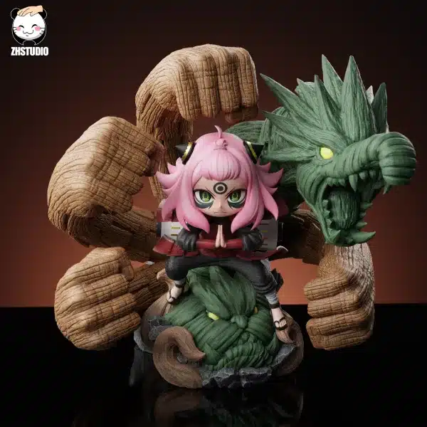 Spy x Family ZH Studio Anya Forger Cos Hashirama Senju Resin Statue 3