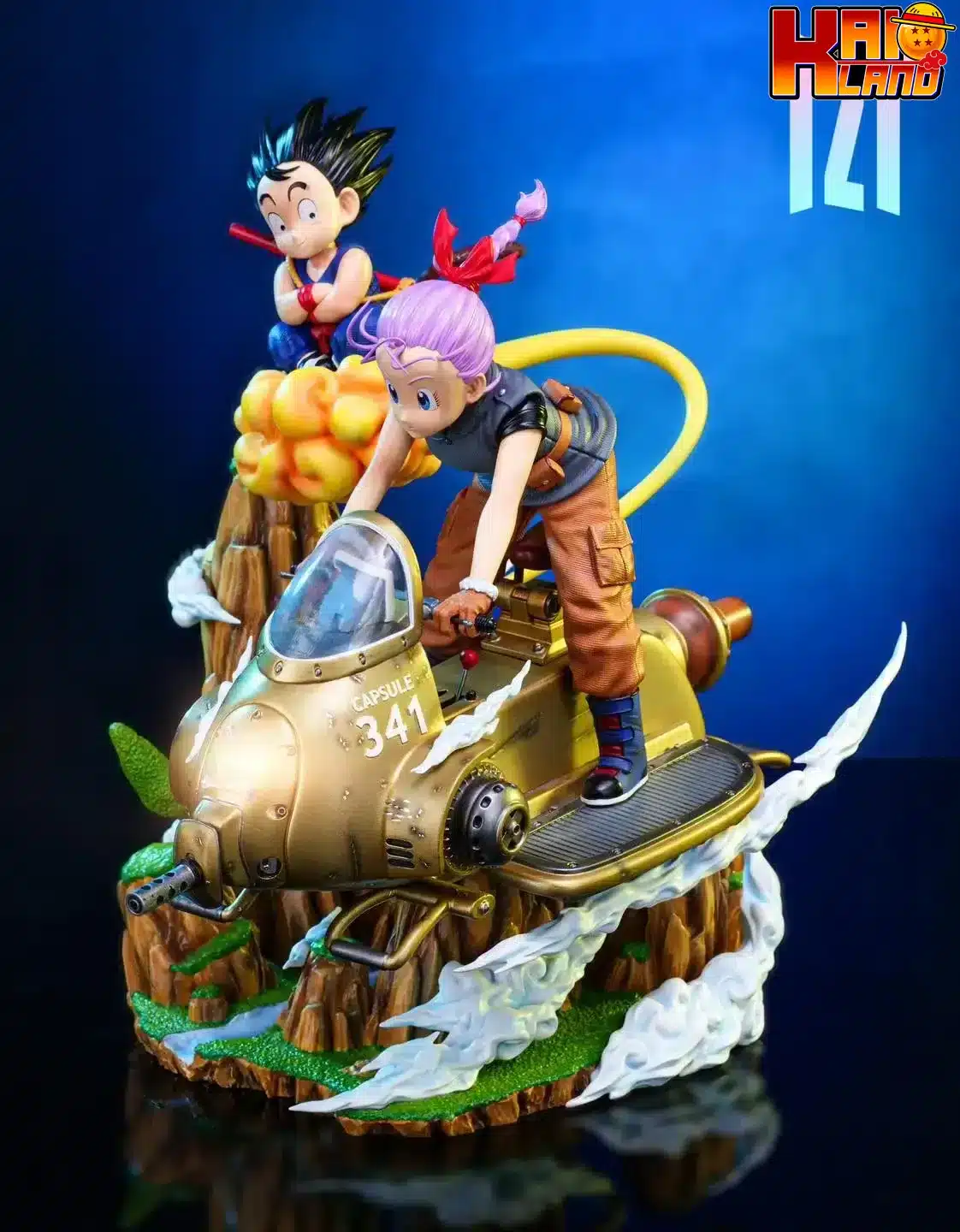Dragon Ball TZT Studio Goku x Bulma Adventure Resin Statue