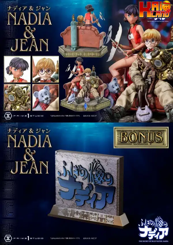 The Secret of Blue Water Prime 1 Studio Nadia x Jean Licensed Resin Statue 6