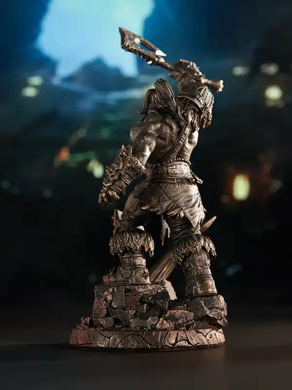 World of Warcraft Blizzard Entertainment Grommash Hellscream Bronze Licensed Resin Statue 2