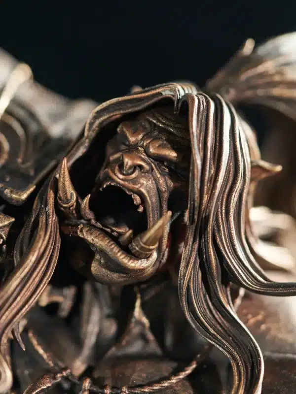 World of Warcraft Blizzard Entertainment Grommash Hellscream Bronze Licensed Resin Statue 3