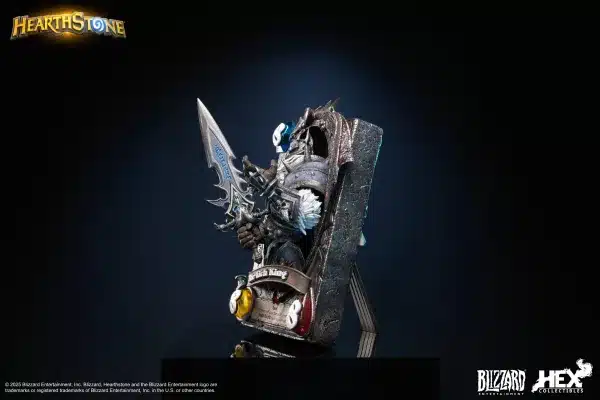 World of Warcraft Blizzard HEX Collectibles Hearthstone Lich King Card Licensed Resin Statue 4