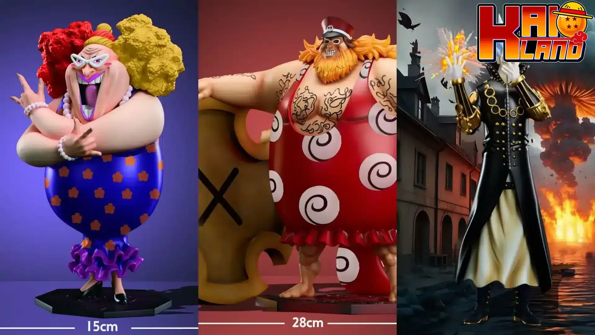 One Piece Clone Studio Machvise x Giolla x Gladius Resin Statue