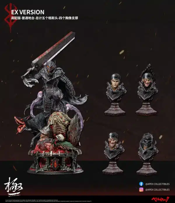 Berserk Apex Studio Guts Resin Statue 5