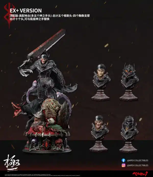 Berserk Apex Studio Guts Resin Statue 6