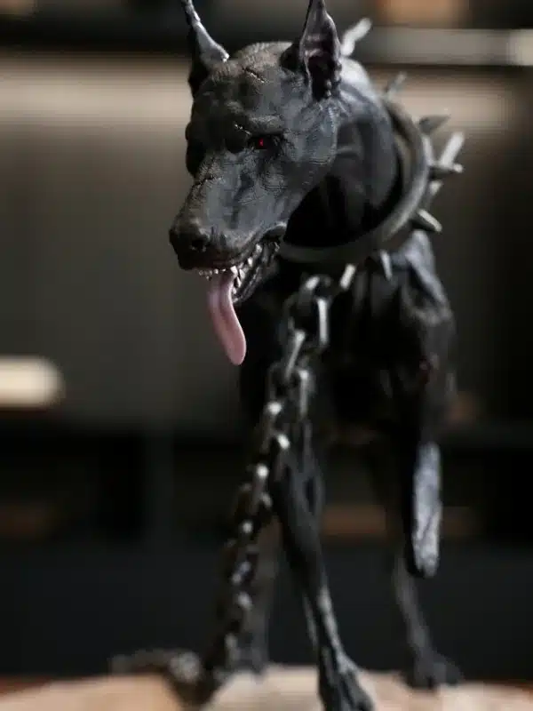 Berserk BIHS Studio Black Dog Pulling Coffin Resin Statue 2