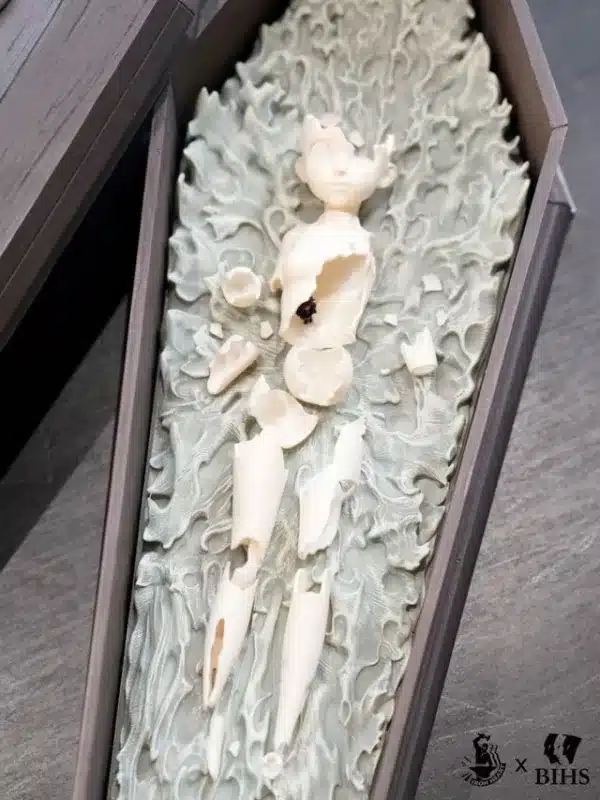 Berserk BIHS Studio Black Dog Pulling Coffin Resin Statue 5