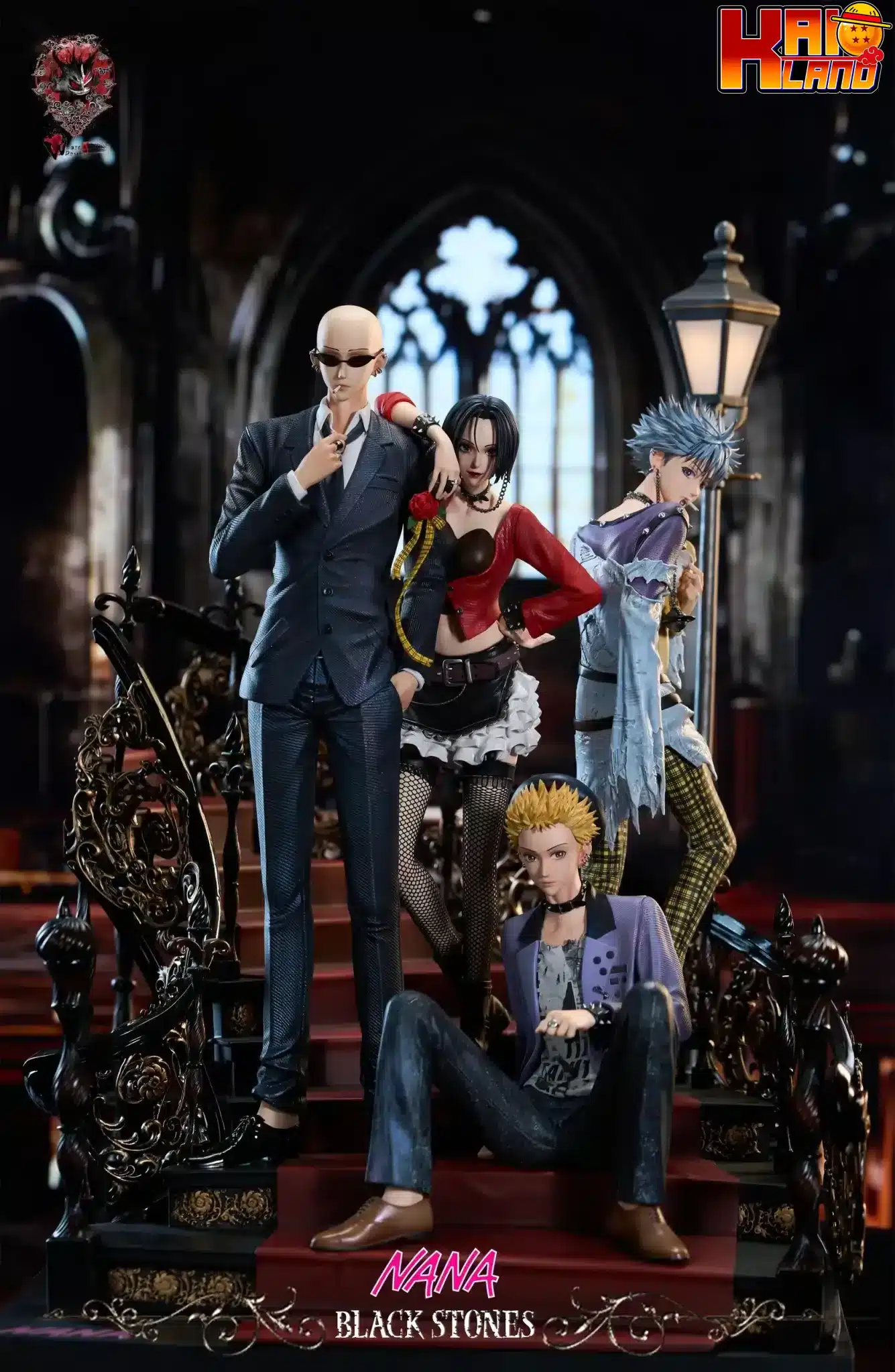 Black Stones Weare A Design Studio Nana x Shinichi x Nobuo x Yasushi Resin Statue