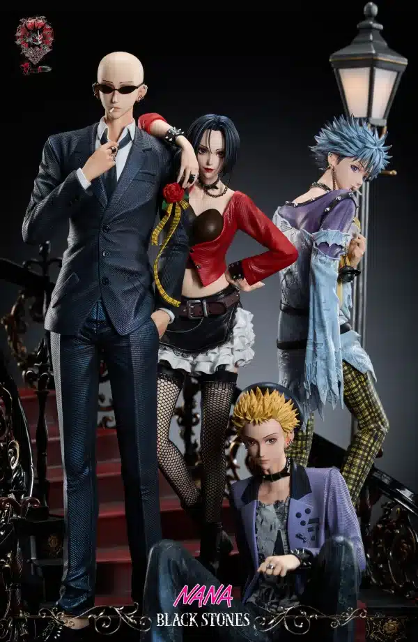 Black Stones Weare A Design Studio Nana x Shinichi x Nobuo x Yasushi Resin Statue 2