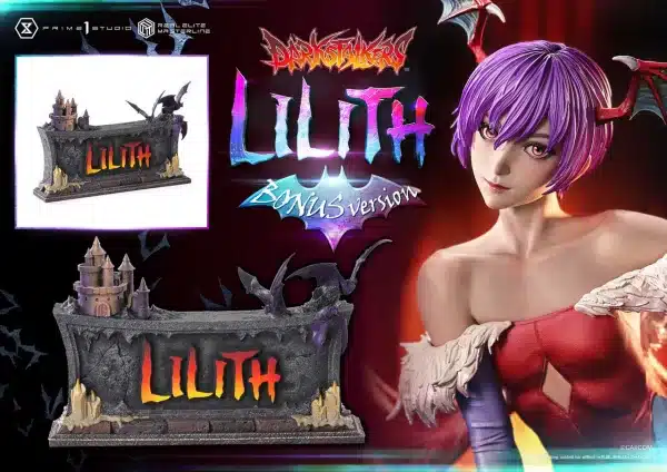 Darkstalkers Prime 1 Studio Lilith Licensed Resin Statue 8