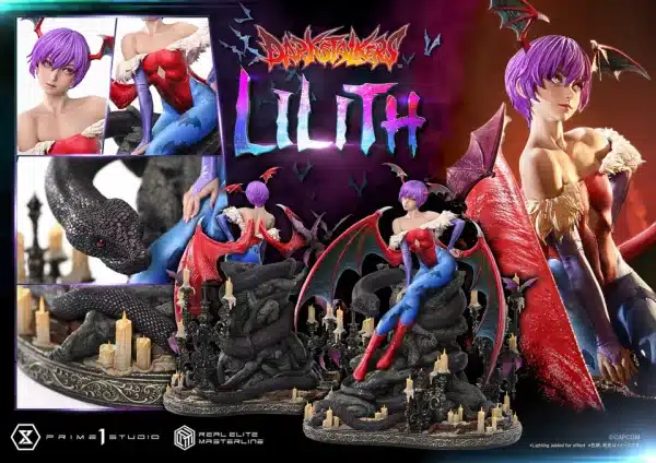 Darkstalkers Prime 1 Studio Lilith Licensed Resin Statue 9
