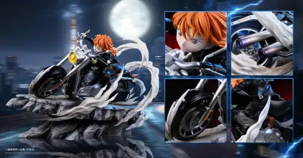 Detective Cona YYDS Studio Motorcycle Ai Haibara Resin Statue 5