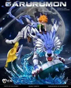 Digimon CN Studio Garurumon Resin Statue