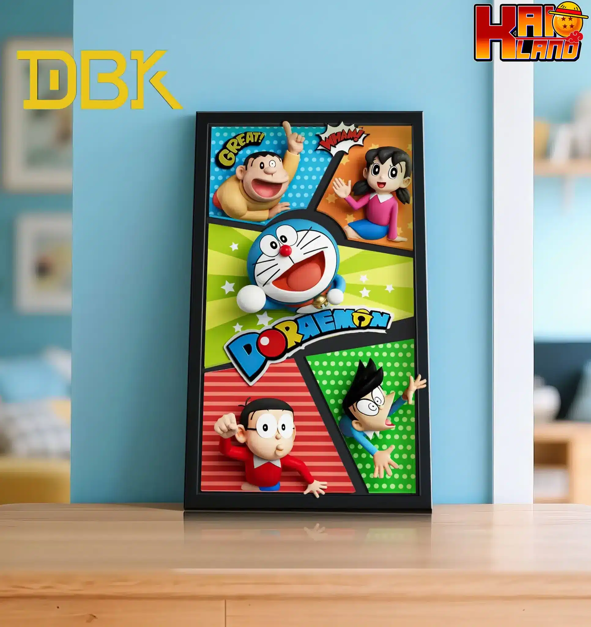 Doraemon DBK Studio Doraemon Fridge Magnet Set Resin Statue